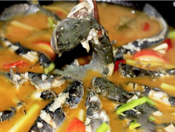 竹叶三和鱼火锅